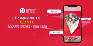 Lắp mạng Viettel Quận 11 Đăng ký internet Viettel
